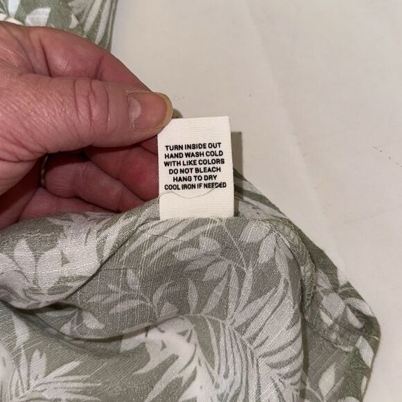 MINE Tropical Floral Print Camisole Tank Top, Size Large - Picture 8 of 8